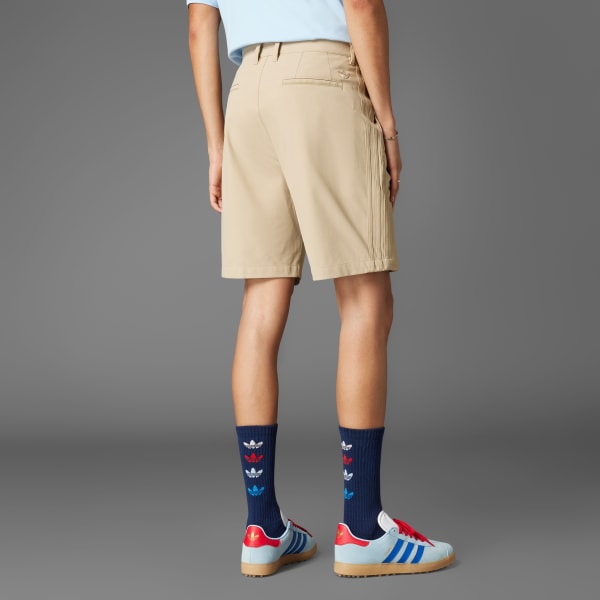 Beige Shorts Originals Twistknit Plisados