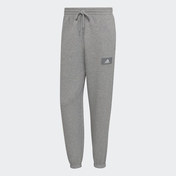 Grey Essentials FeelVivid Cotton fleece Straight Leg Joggers HY636