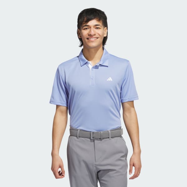 ★ adidas★ Football Polo Shirt Blue White IW6308 adidas Trefoil Logo Play Football Graphic Short Sleeve Polo