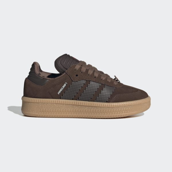 adidas Buty dla dzieci Samba XLG X Minecraft - Brązowy | adidas Poland