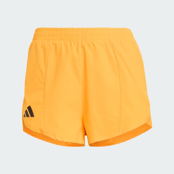 Orange Adizero Essentials Running Short