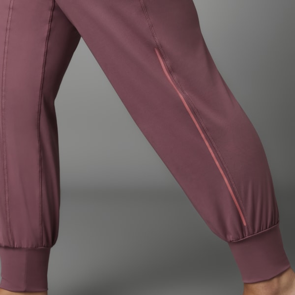 adidas Authentic Balance Yoga Pants (Plus Size) - Burgundy