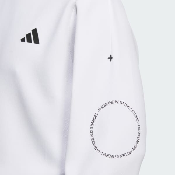 アディダスゴルフ】2022年ダンボール×スリーライン 長袖モックネックシャツXL adidas tシャツ JAY3LLE スリーストライプス モックネック 長袖