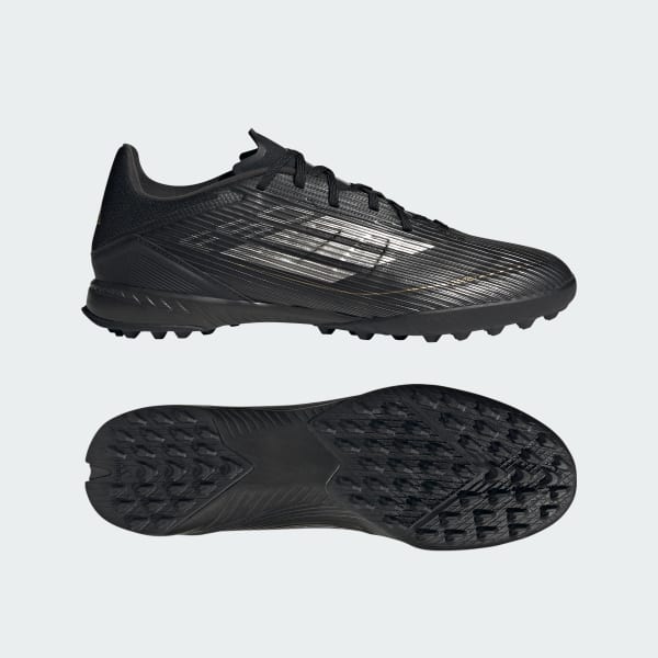 Svart F50 League Turf Fotbollsskor