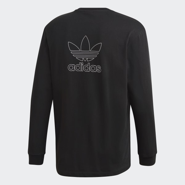 adidas trefoil long sleeve tee