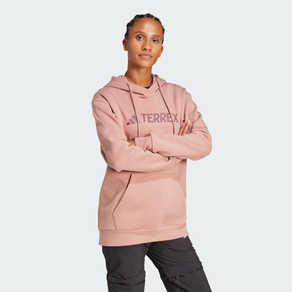 Roze Terrex Multi Large Logo Hoodie