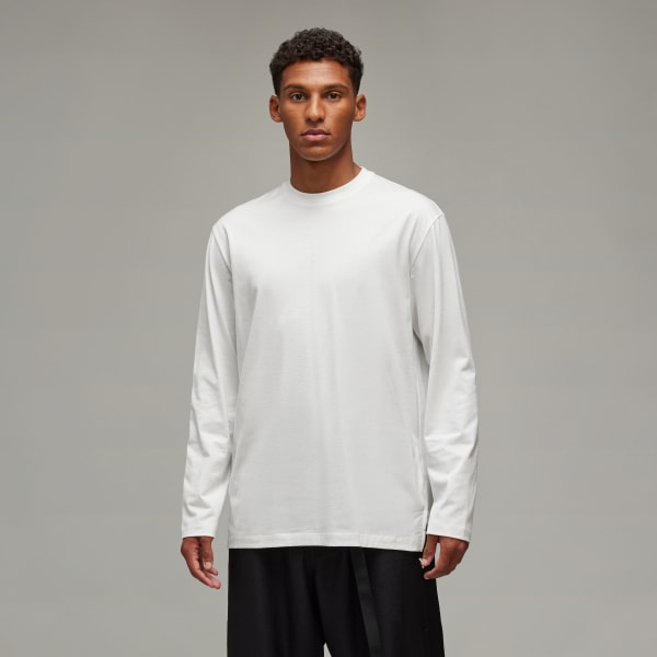 ホワイト Y-3 GRAPHIC LONG SLEEVE TEE