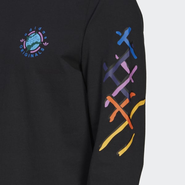 zwart Wander Hour Long Sleeve T-Shirt EKL09