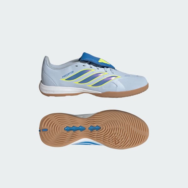 Azul Botines con Lengüeta Plegable para Cancha Cubierta PREDATOR LEAGUE para Niños