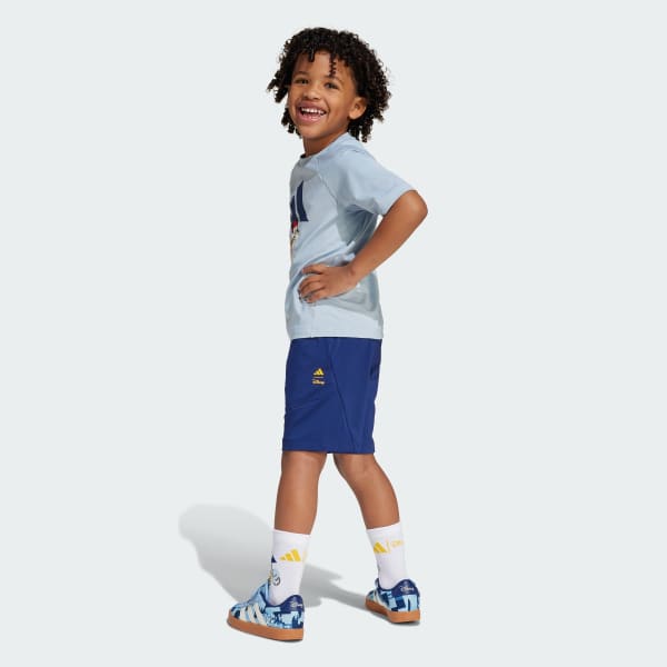 Blue ADIDAS DISNEY MICKEY MOUSE T-SHIRT SET
