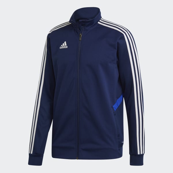 blue and grey adidas jacket