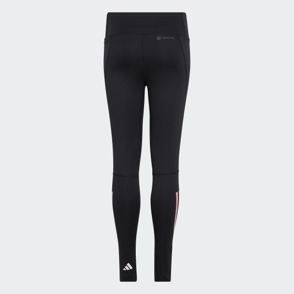 Svart AEROREADY 3-Stripes High-Rise 7/8 Optime Pocket Tights