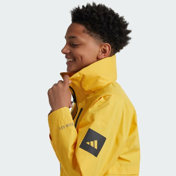 Adidas yellow raincoat store