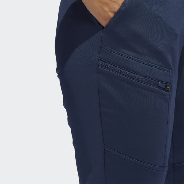Blue Warp Knit Cargo Pants T1813