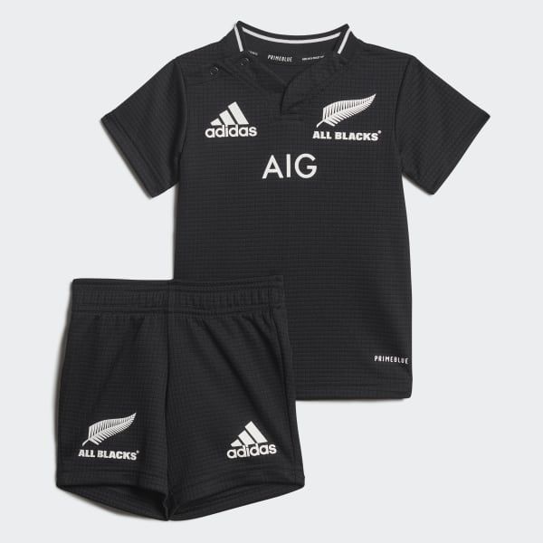 adidas All Blacks Replica Home Infant Kit Black adidas New Zealand