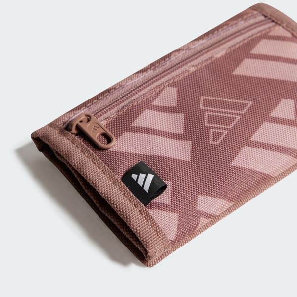 Pink Linear Print Wallet