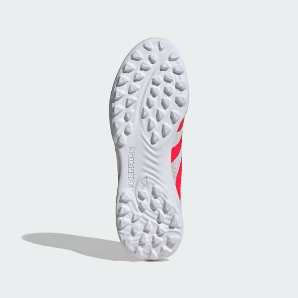 Rojo Calzado de Fútbol Predator League Sin Cordones Pasto Sintético Niños