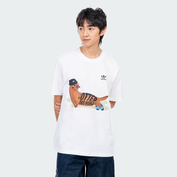 White OTTER THIS WORLD TEE