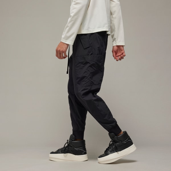 adidas Y-3 Crinkle Nylon Cuffed Pants - Black | Men's Lifestyle | adidas US