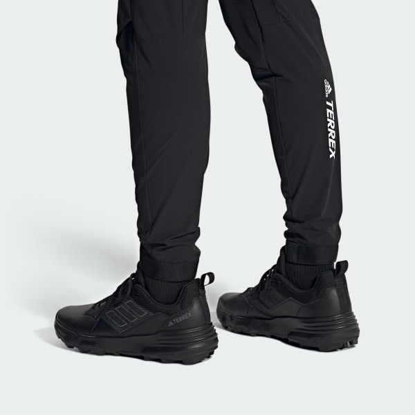 Negro Zapatillas de Senderismo de Cuero RAIN.RDY