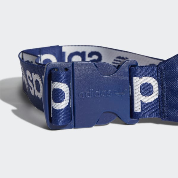 Blue Adicolor Branded Webbing Waist Bag KMJ93