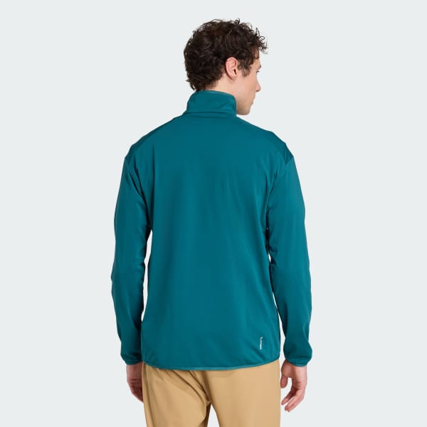 Green Terrex Multi CLIMAWARM Half-Zip Tech Fleece Jacket