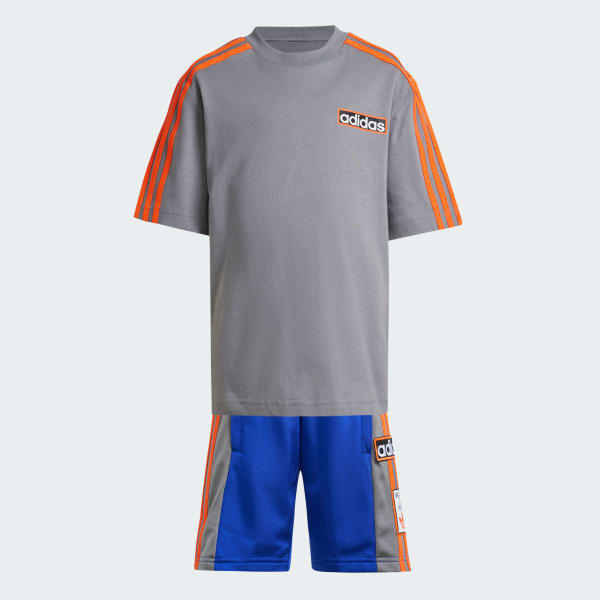Xam Set Áo Thun Quần Short Trẻ Em