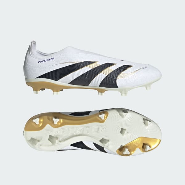 Blanco Tacos Predator League Sin Cordones Terreno Firme/Multiterreno