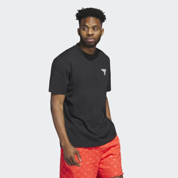 Black Trae Metallic Graphic Tee