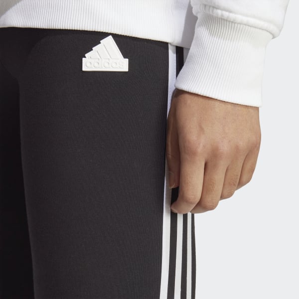 Schwarz Future Icons 3-Streifen Leggings