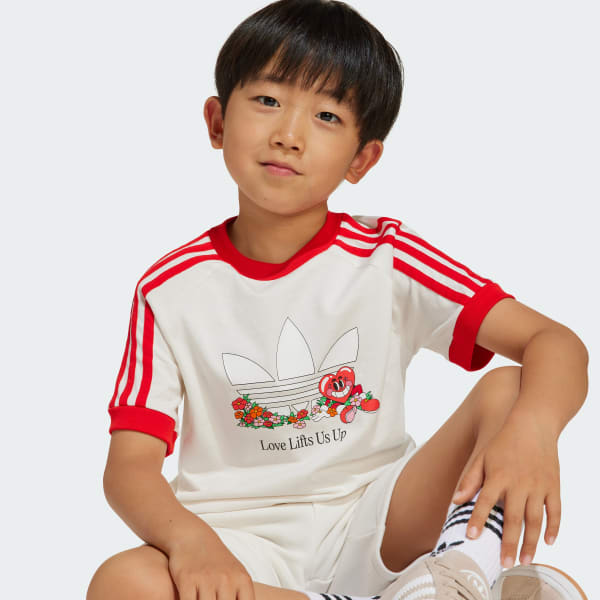 adidas Originals Shorts and Tee Set Kids White adidas Thailand