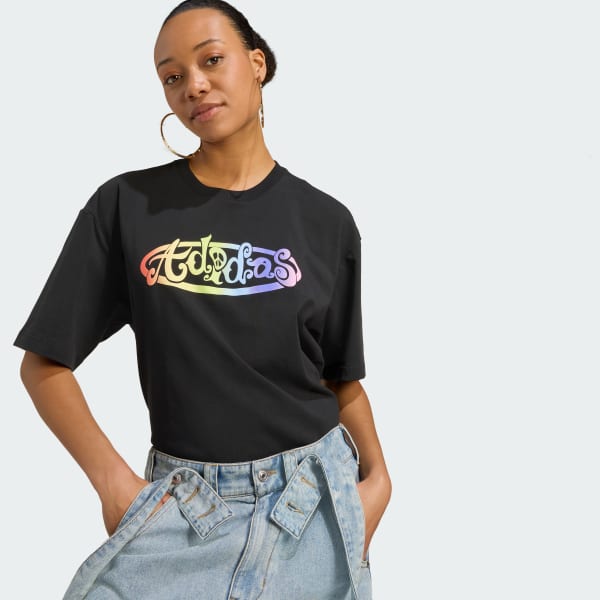 adidas x Jeremy Scott Graphic Tee - Black | Free Shipping