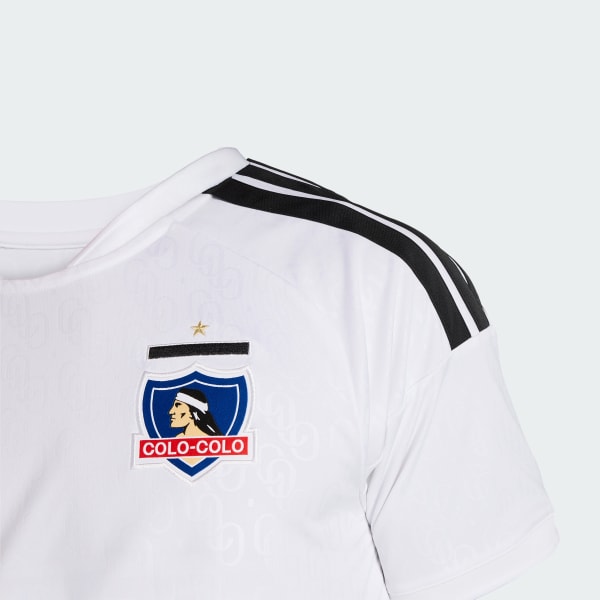 Blanco Camiseta Local Colo-Colo 26 para Niños