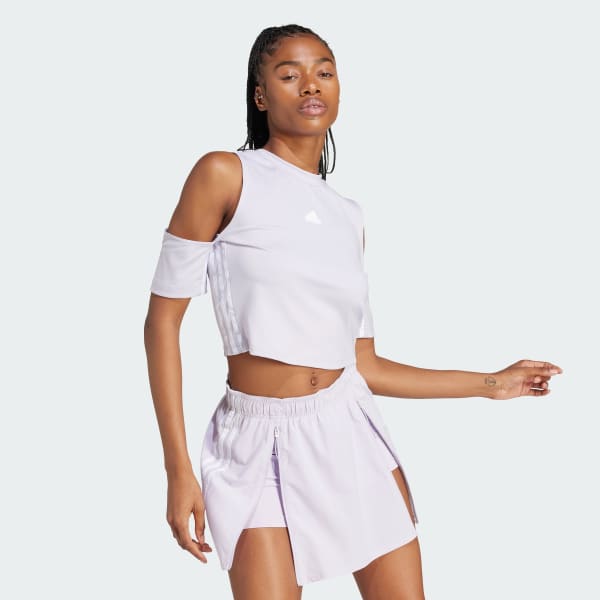 Camiseta Cropped All-Gender Express - Roxo adidas | adidas