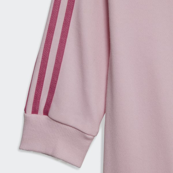 Pink Essentials 3-Stripes Isoli bodysuit (kønsneutral)