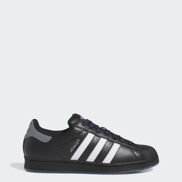 adidas Superstar ADV x always - Black | Free Shipping with