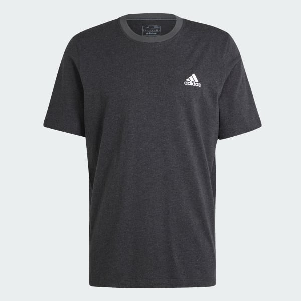 Black Seasonal Essentials Mélange Tee