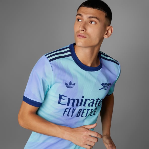 Bleu Maillot Third Arsenal 24/25 Authentique