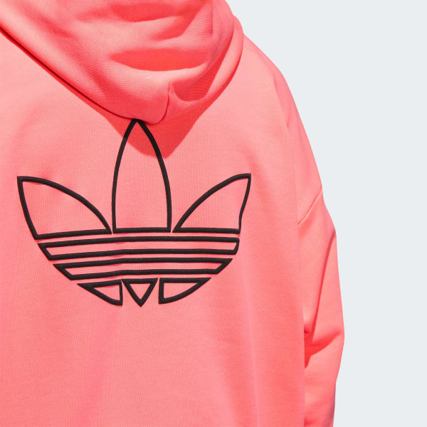 Adidas coral hoodie discount