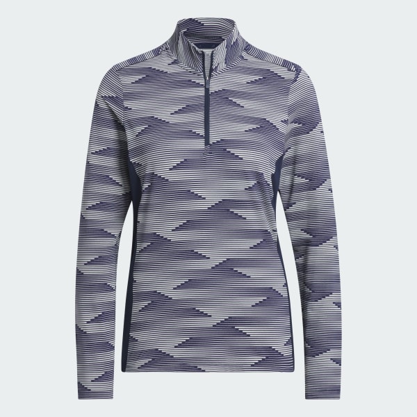 大きい割引 Printed Ultimate365 adidas Quarter-Zip Shirt Polo Mock 靴