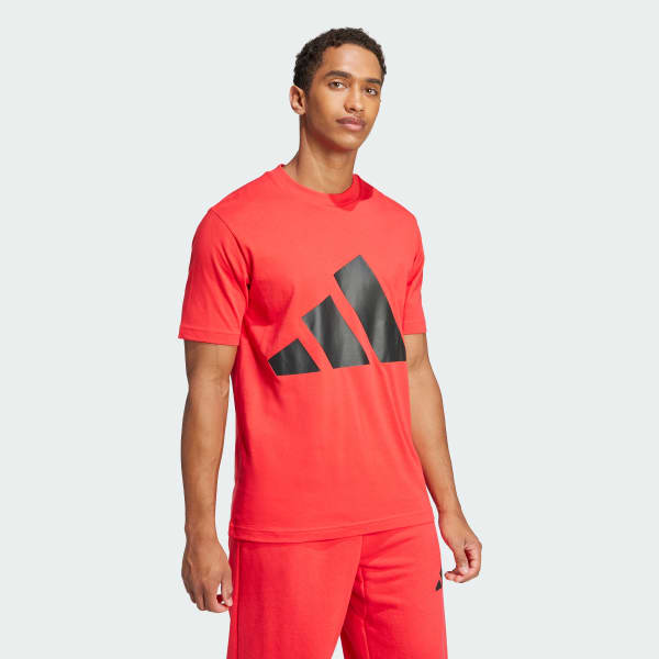 Red Essentials Big Logo Tee