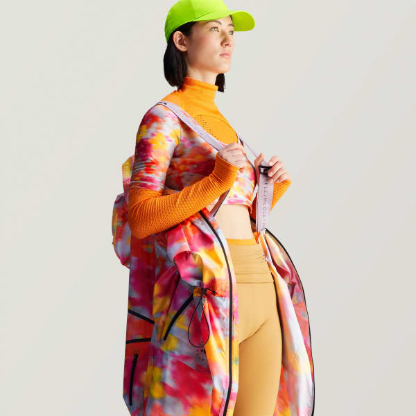 adidas by Stella McCartney Printed Long Parka Yellow Free Shipping with adiClub adidas US