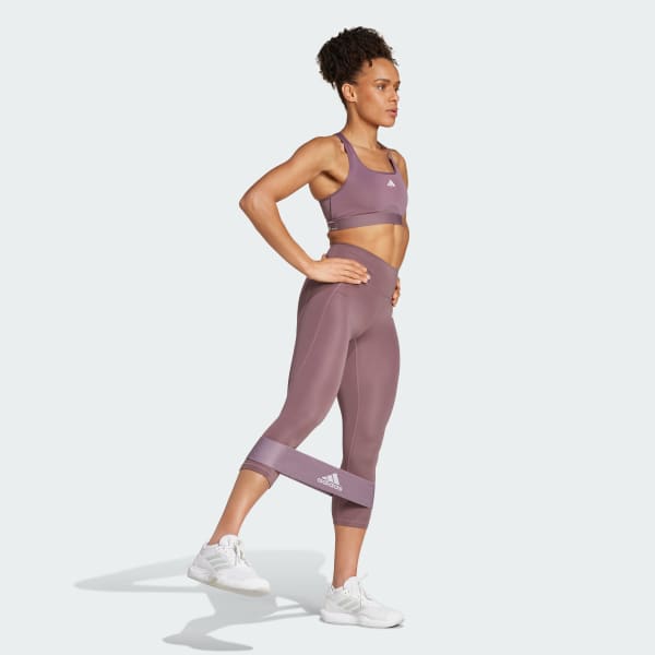 Purple Powerreact Training Medium-Support Bra