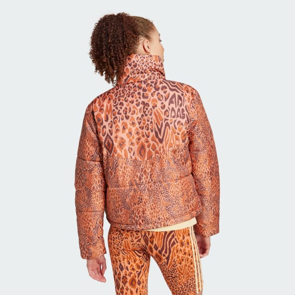 Laranja Jaqueta Acolchoada adidas x FARM Rio