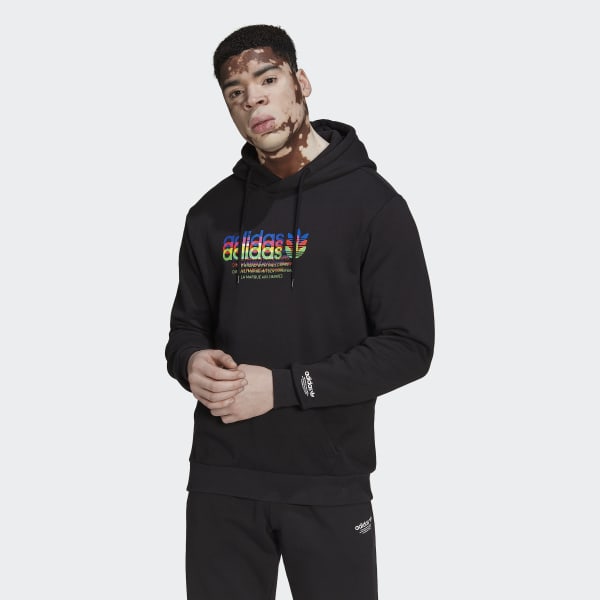 Schwarz Hyperreal Hoodie VA056
