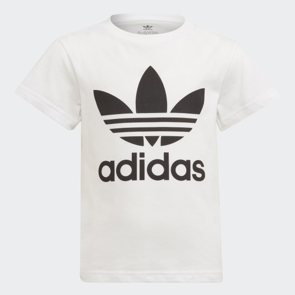 Hvid Adicolor Trefoil T-shirt