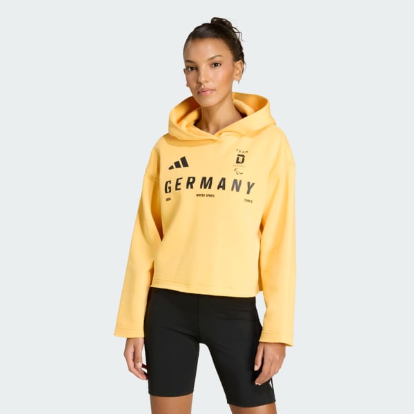 Gelb Team D Paralympics Graphic Hoodie