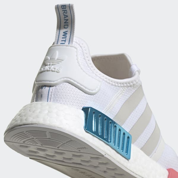 Adidas nmd womens white and rose discount