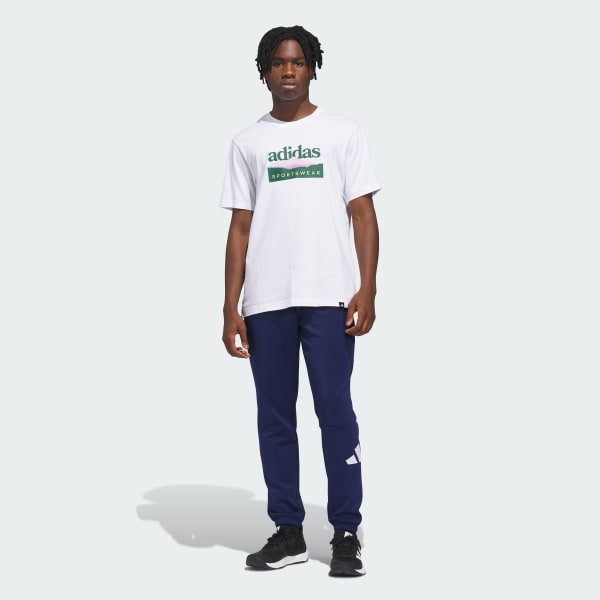 White Sportsman Mountain Graphic T-Shirt