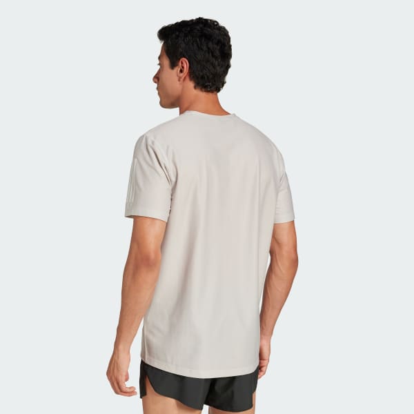 Beige Own the Run Tee